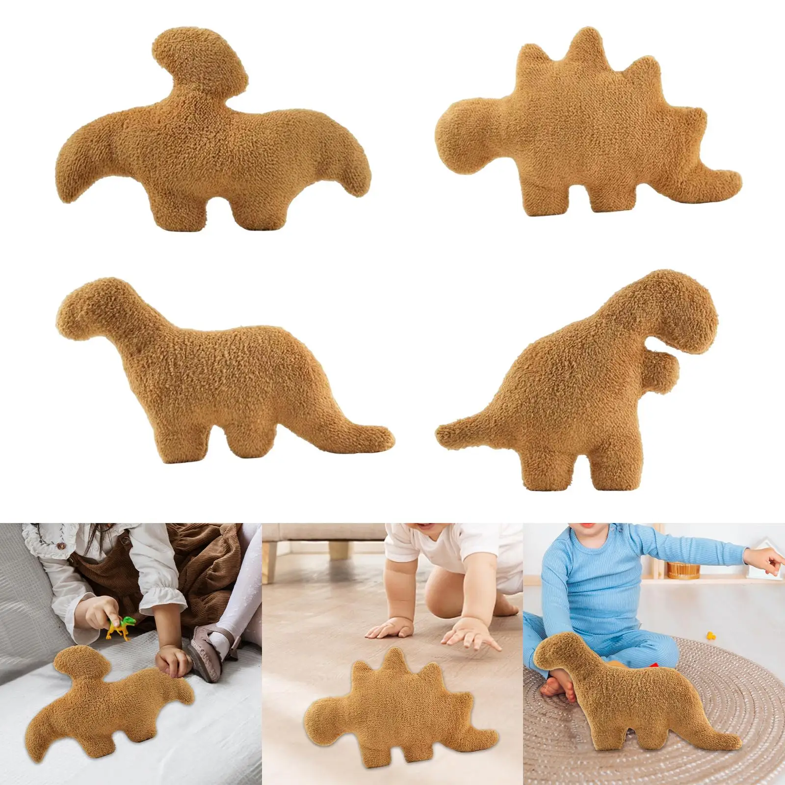 

Динозавр куриные Nuggets очаровательные набивные животные для детской комнаты домашний декор путешествия самолет ночь история