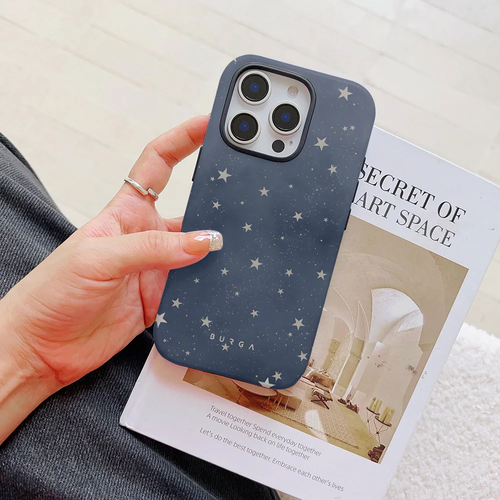 Чехол для телефона North Star Fashion BURGA iPhone 16 15 14 13 12 11 Pro Max Plus роскошная магнитная