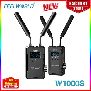 FEELWORLD W1000S Wireless Video Transmission System 1000FT HD Image Transmitter Receiver HDMI SDI 1082P vs Mars 400s Pro