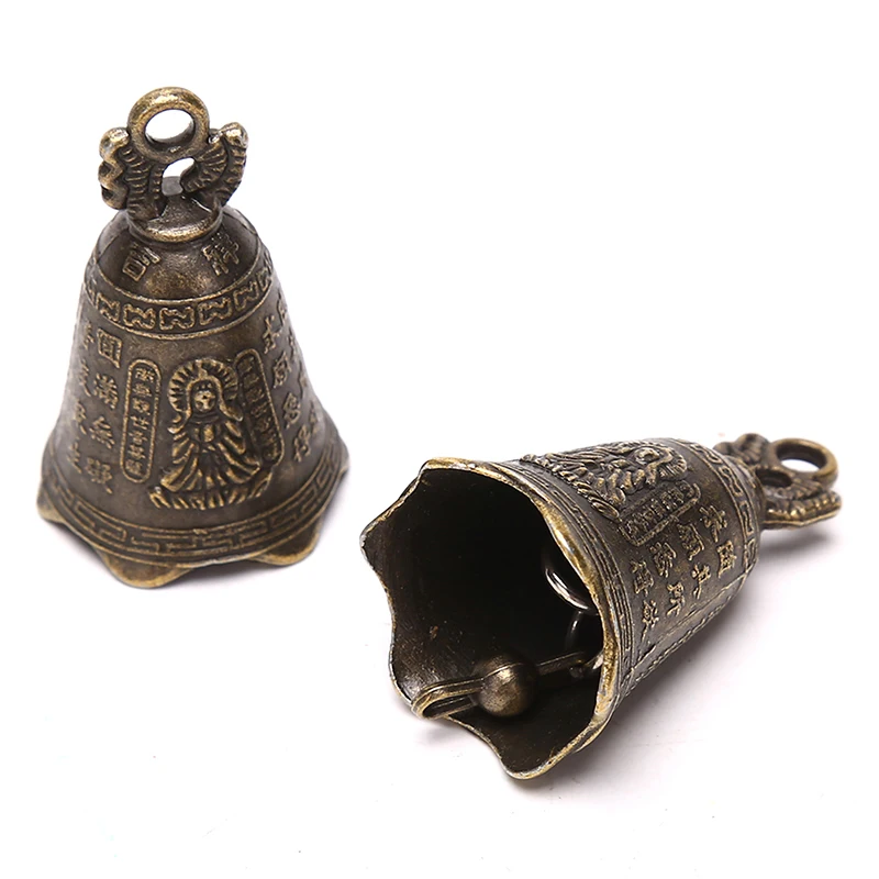 

2pc or 1pc antique bell mini brass copper sculpture pray guanyin bell shui feng bell invitation buddha buddhism guanyin bells