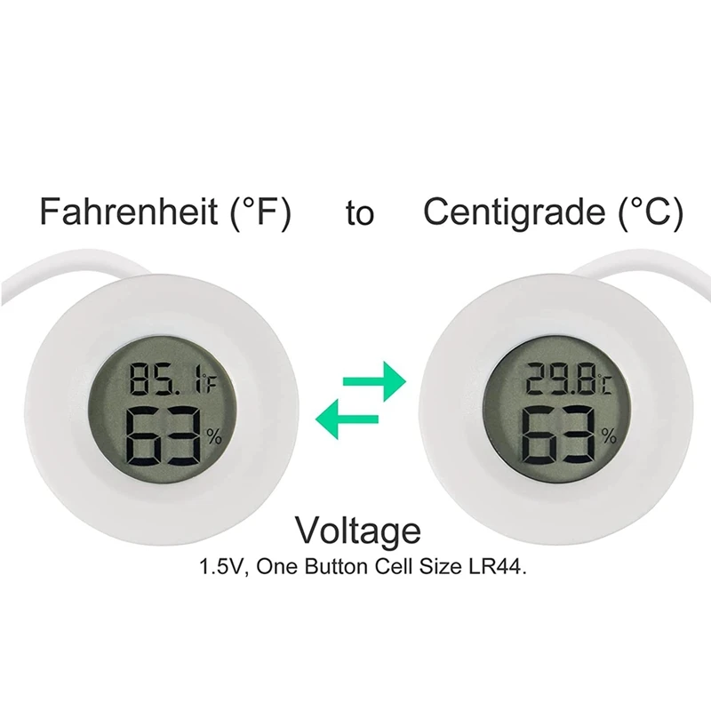 Цифровой мини-гигрометр термометр с щупом измеритель влажности и температуры в