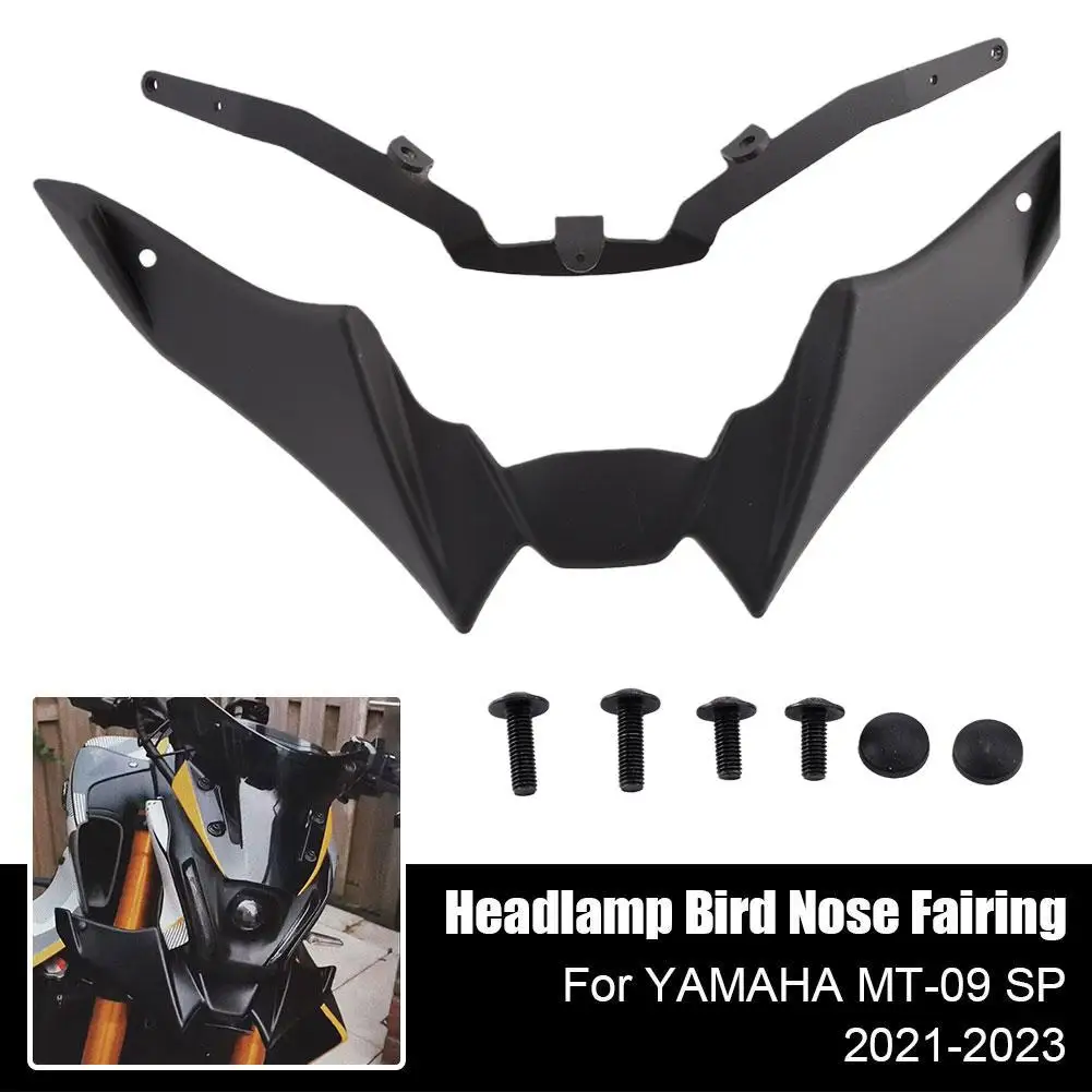 

for YAMAHA MT-09 SP 2021 2022 2023 Motorcycle Sport Downforce Naked Forntal Spoilers Aerodynamic Wing Deflector