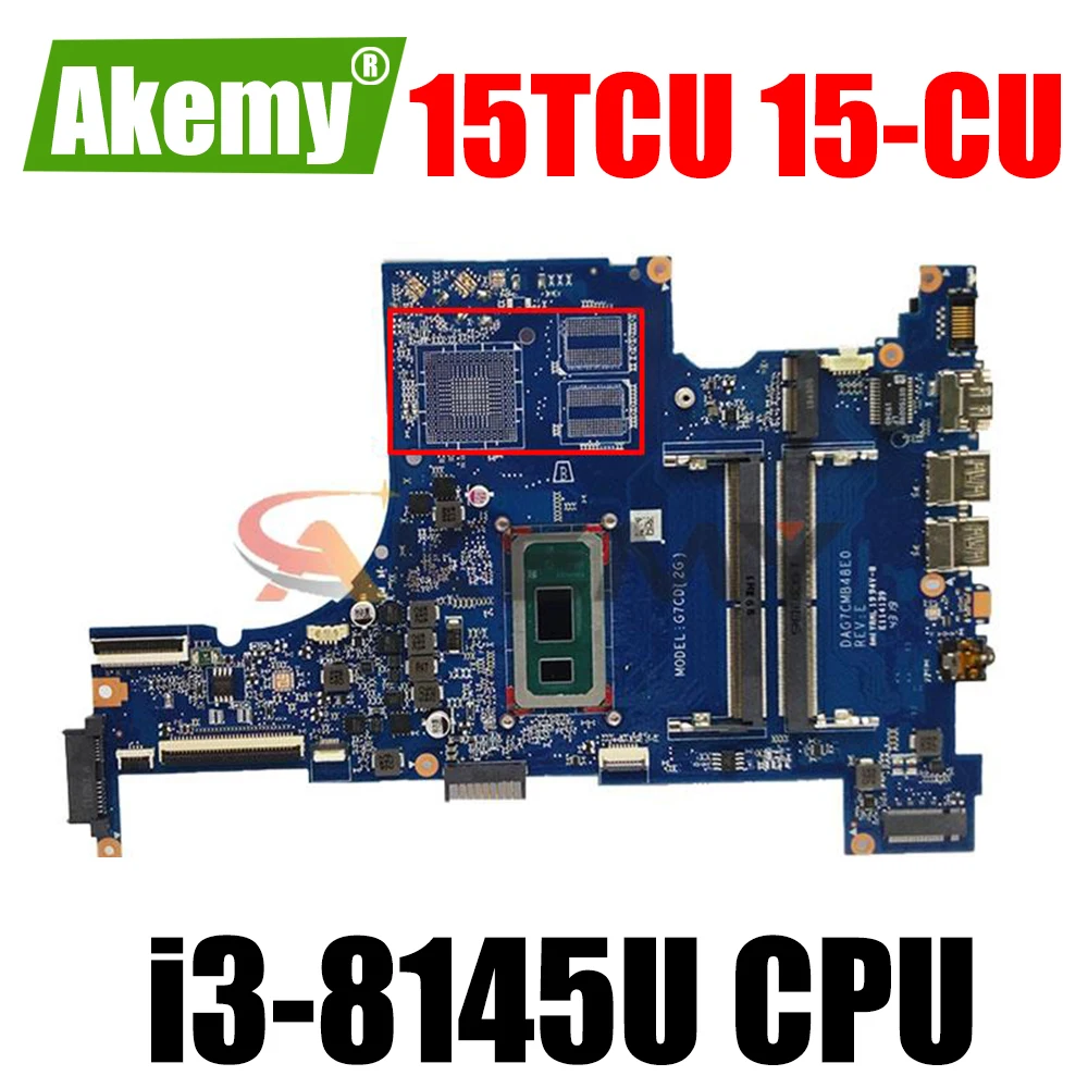 

For HP OMEN 15TCU 15-CU 15-U Laptop Motherboard DAG7CMB48E0 L36253-601 SRFFZ i3-8145U CPU 100% test