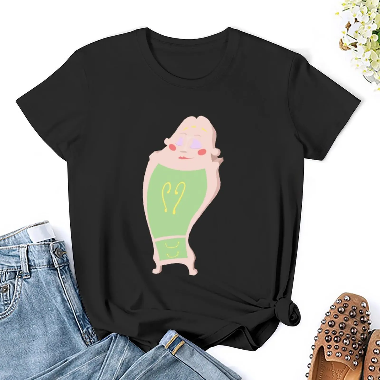 Женская летняя футболка мадам де саде милая одежда женская Корейская