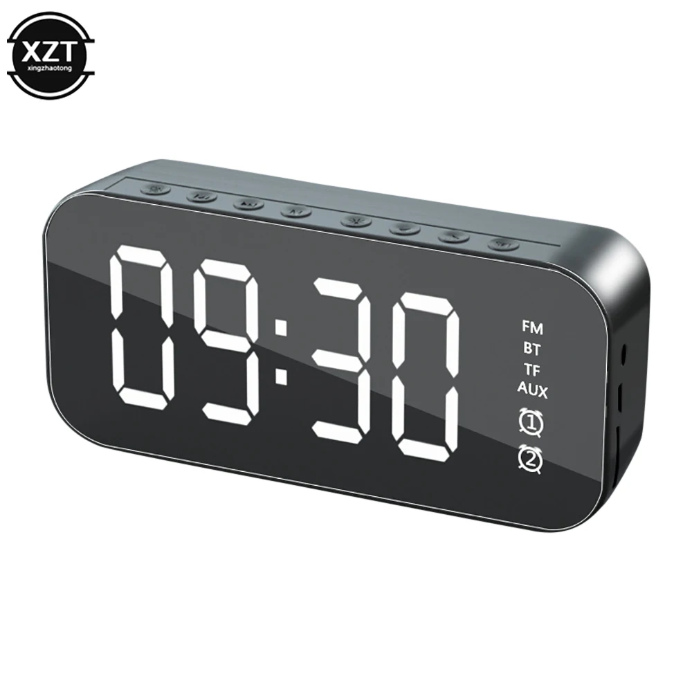 5.0 Speaker Fm Hand-free Call Watch Table Digital Clock Portable Wireless Bluetooth Table Decor
