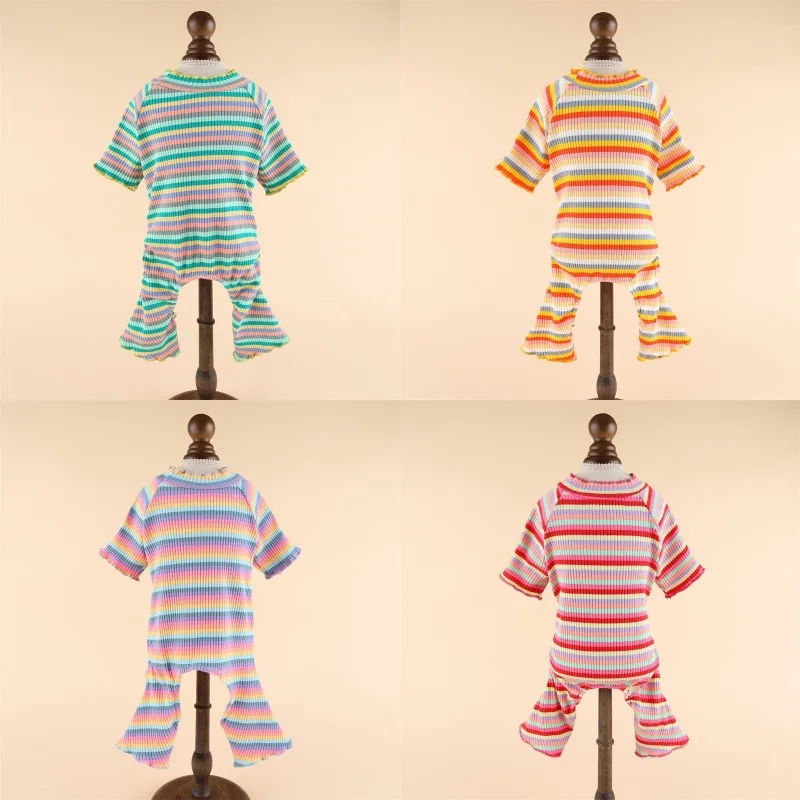 

High Quality Cotton Spring And Autumn Undershirt Teddy Pomerani Bichon Small Dog Ouppies Pet Dogs Cat Cute Pet Costume Puppy