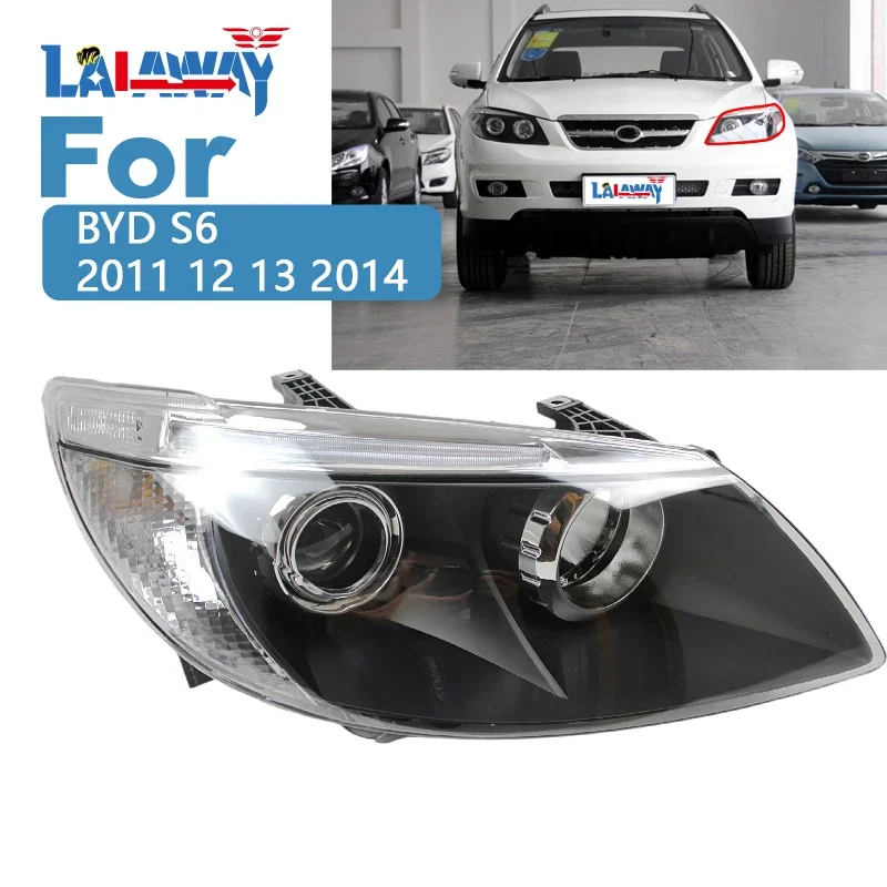 

Автомобильный абажур для BYD S6 2011 2012 2013 2014, фары головного света, передняя лампа, лампа в сборе, левая/правая сторона, замена