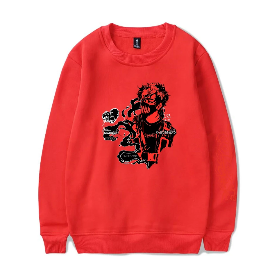 Мужской/женский свитшот с длинным рукавом круглым вырезом |