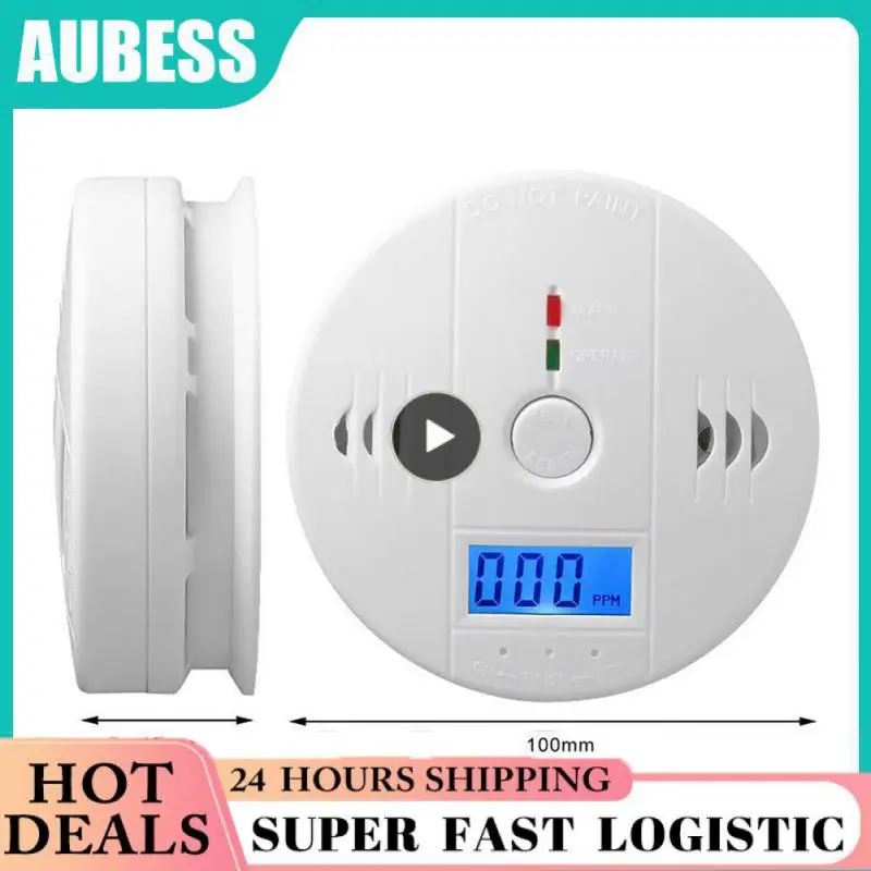 

Carbon Monoxide Alarm Home Detector CO Blue Smoke Detection LCD Display Alarm Carbon Monoxide Detectors Security Alarm For CoRui