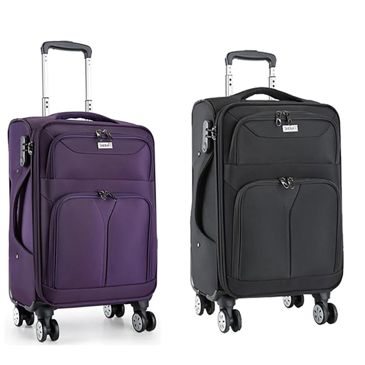 

20"22"24"26"28" Soft Fabric Wheeled Suitcase For Travel Oxford Cloth Trolley Rolling Luggage Boarding C