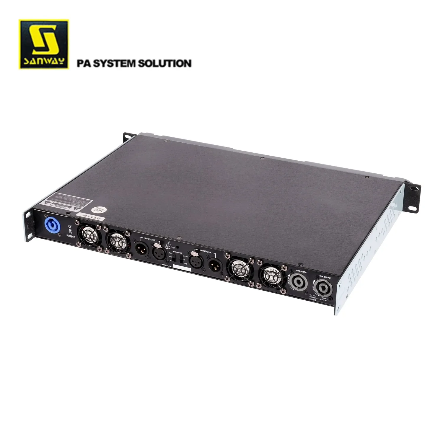 DA24K2 2-канальный профессиональный сценический усилитель динамиков класса D 1U