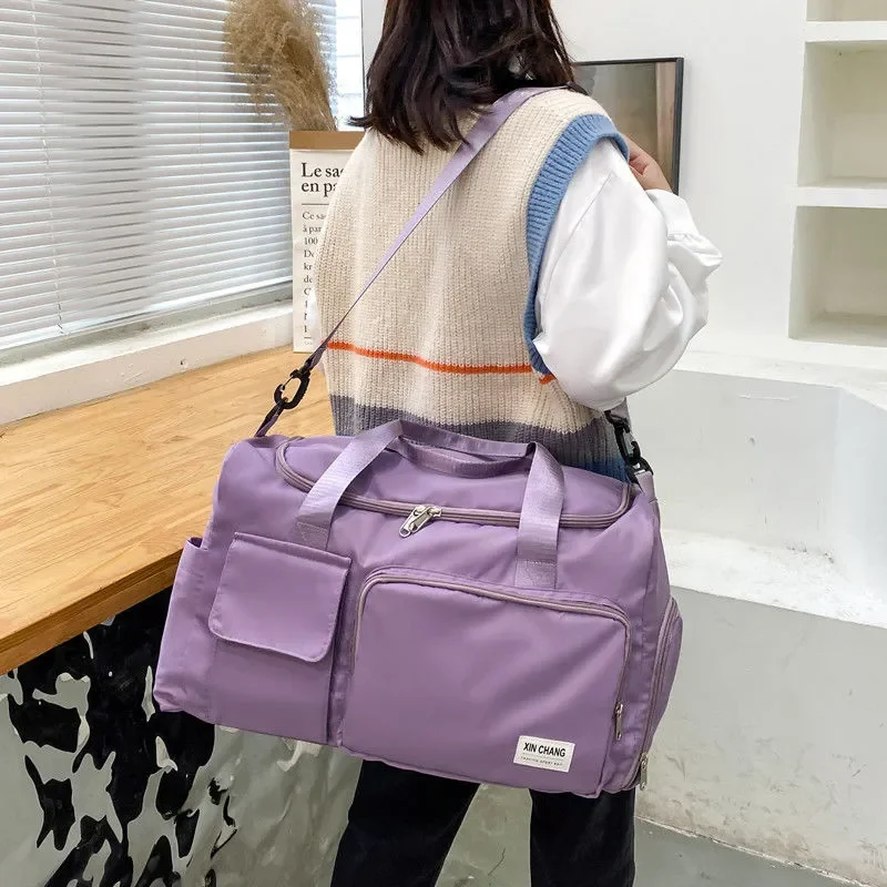 Fashion Women Men Gym Bags Large Capacity Fitness Duffle Yoga Mat Bags Training Travel Backpack High Quality Sports Handbags