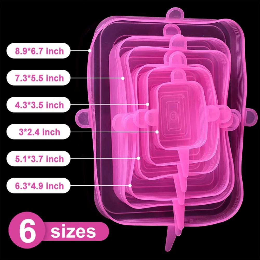 Силиконовая крышка для еды