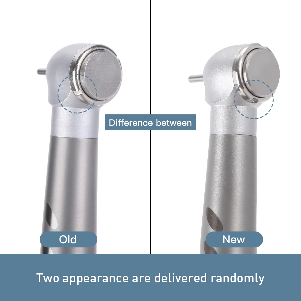 AZDENT 2022 Standard Dental E-generator LED High Speed Handpiece Ceramic Push Button 4 Spray Stainless Body Dentistry Equipment