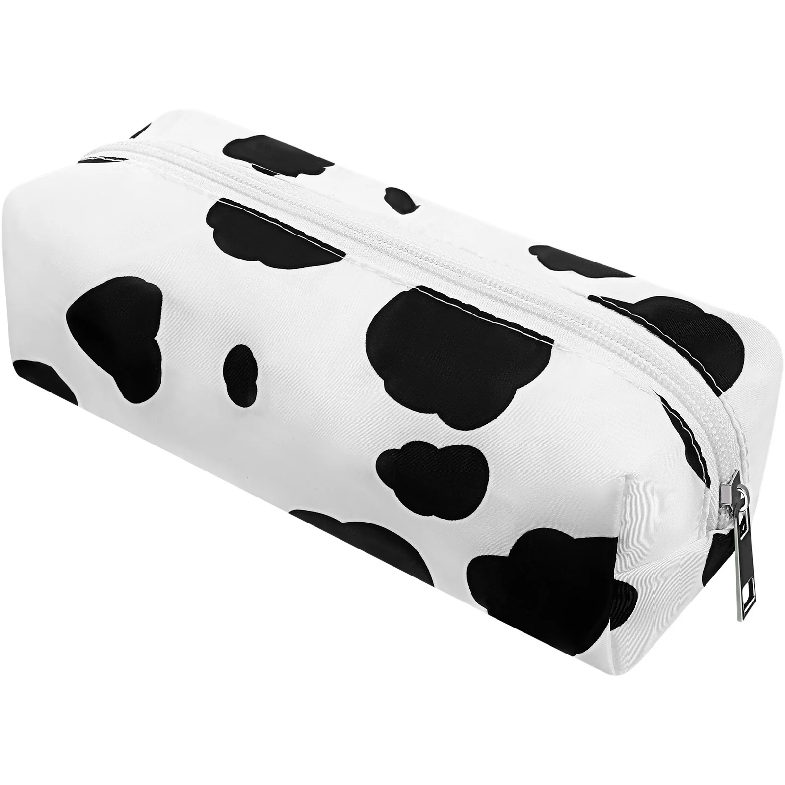 

Pouch Bag Case Pen Makeup Canvas Cow Holder Zipper Bags Stationery Box Organizercosmetic Storage Cases Purseportable Small
