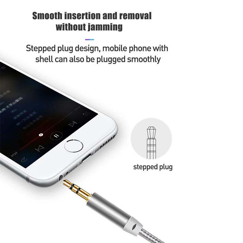 Аудиокабель со штыревыми соединителями 3 5 мм аудиокабель на обоих концах для