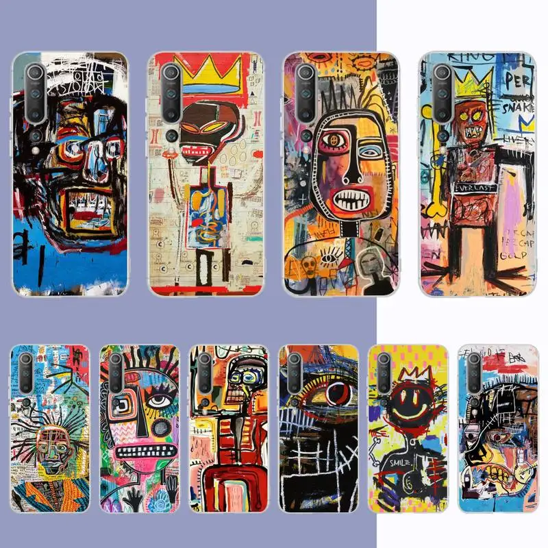 

MaiYaCa Jean Michel Basquiat Art Phone Case for Samsung S21 A10 for Redmi Note 7 9 for Huawei P30Pro Honor 8X 10i cover