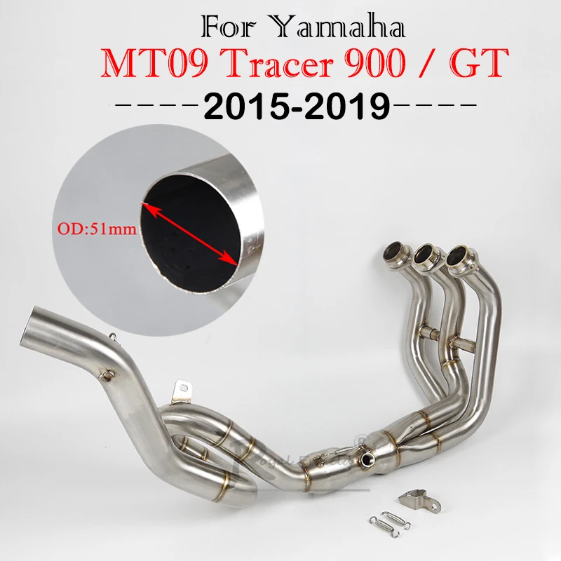 Выхлопная труба для мотоцикла Yoshimura передняя Труба Yamaha MT09 Tracer 900/GT 2015-2019 2018 2017 2016