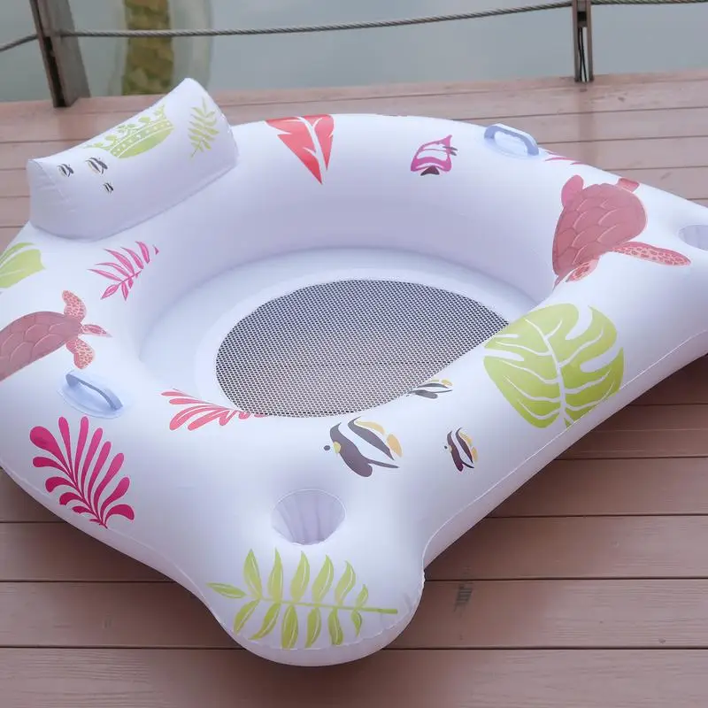 ПВХ люминесцентный водный гамак плавающий шезлонг надувной матрас для бассейна