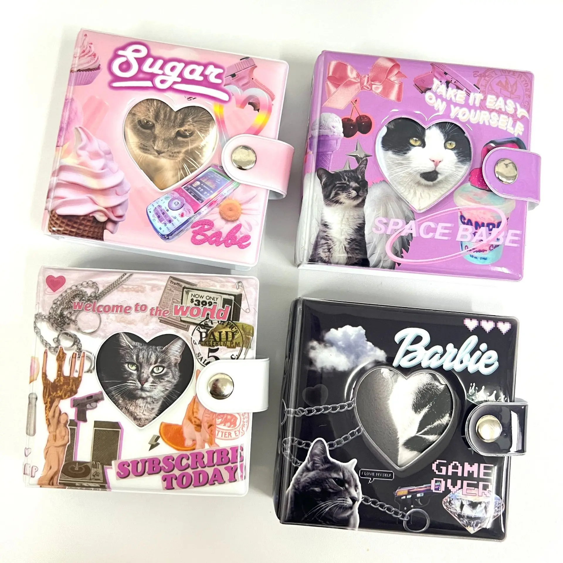 

Original American Retro 3inch Mini Binder Kpop Photocard Collect Book Idol Album Polaroid Photo Holder Book for instax