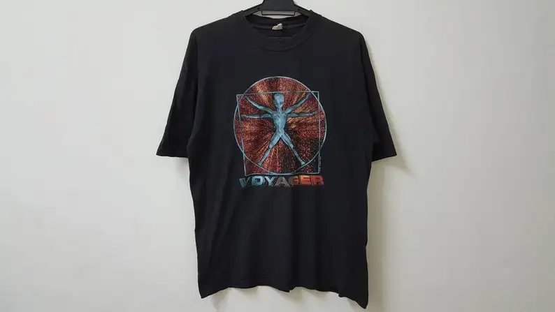 Винтажная Футболка 90-х 1996 с изображением знаменитостей Вояджера из фильма