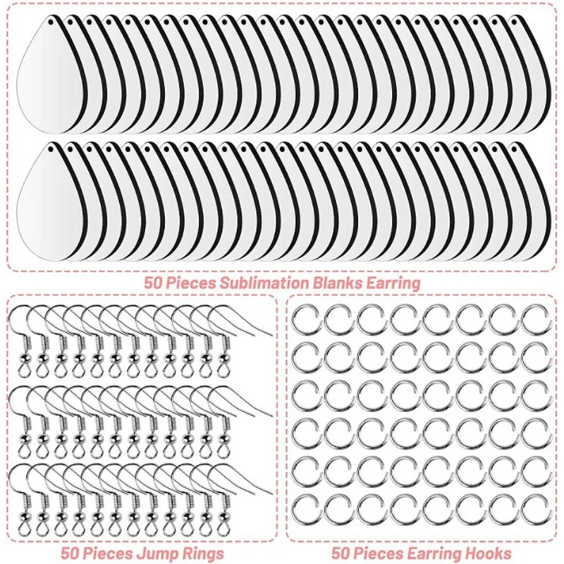 

Серьги-гвоздики в форме слезы, с сублимационной печатью, 50 комплектов