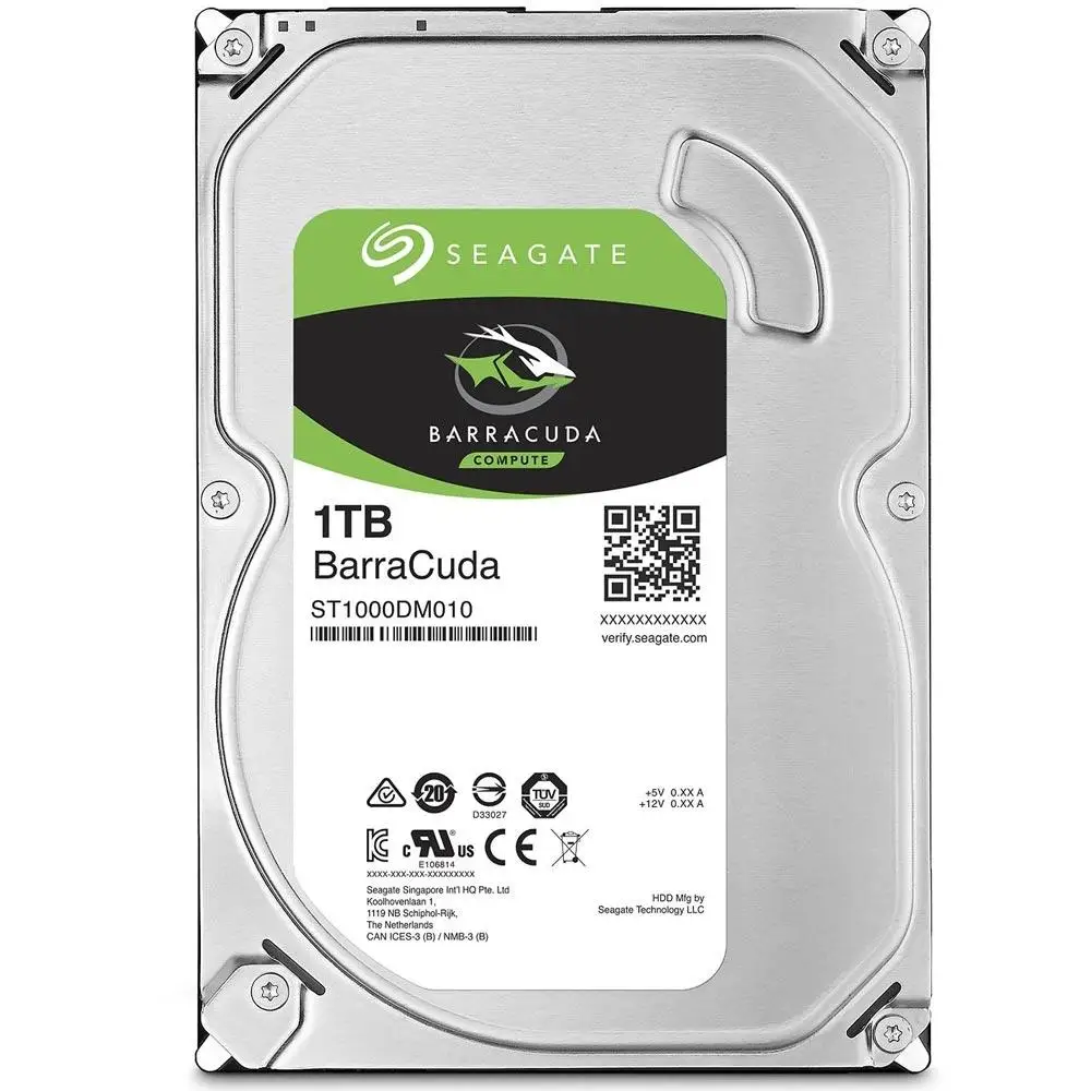 

HD Seagate BarraCuda, 1TB, 3.5 ', SATA - ST1000DM010