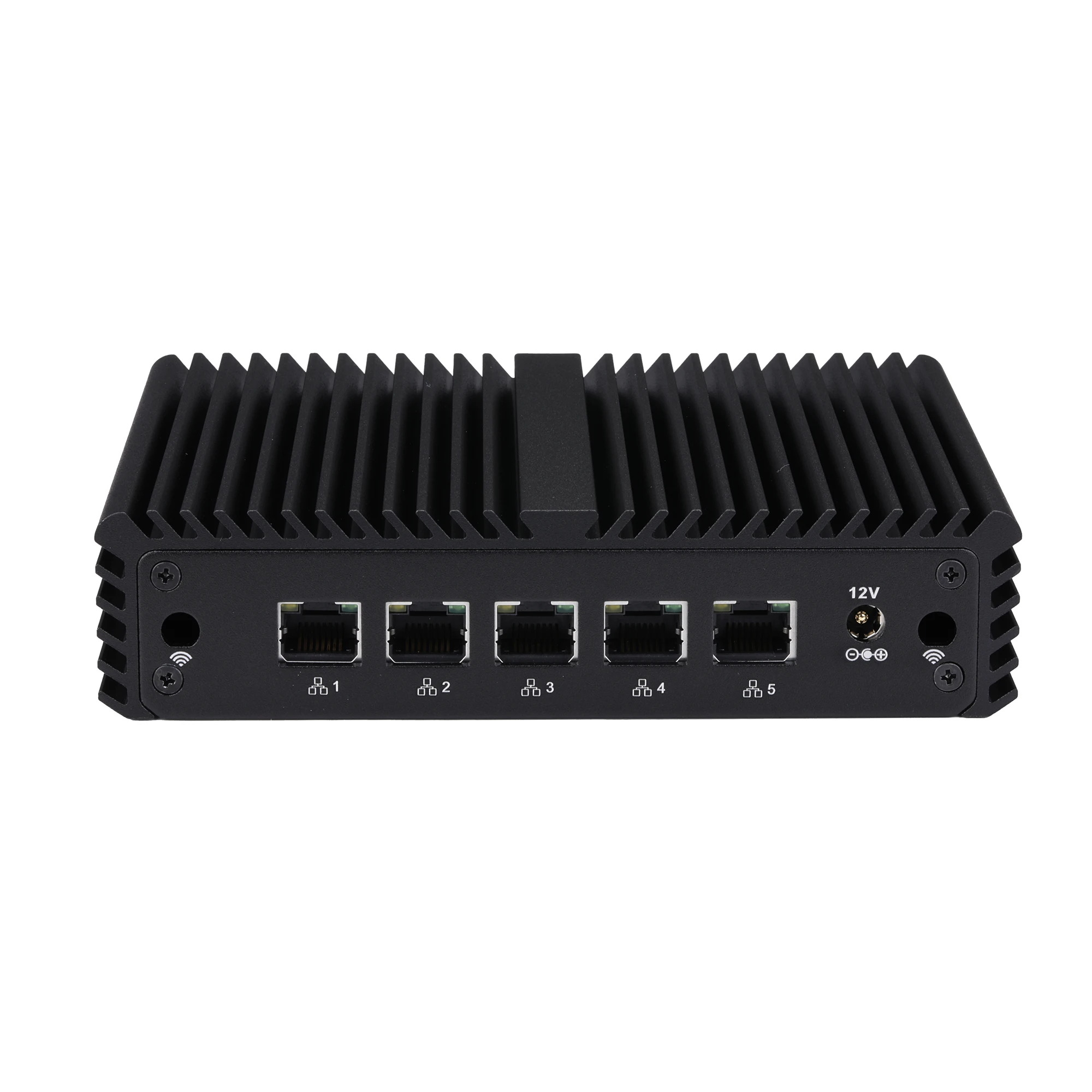 Qotom Mini PC 5* I225-V 2.5G Lan Celeron J4105 J4125 AES-NI Quad core Pfsense Firewall Router Mini PC Q730G5 Q750G5