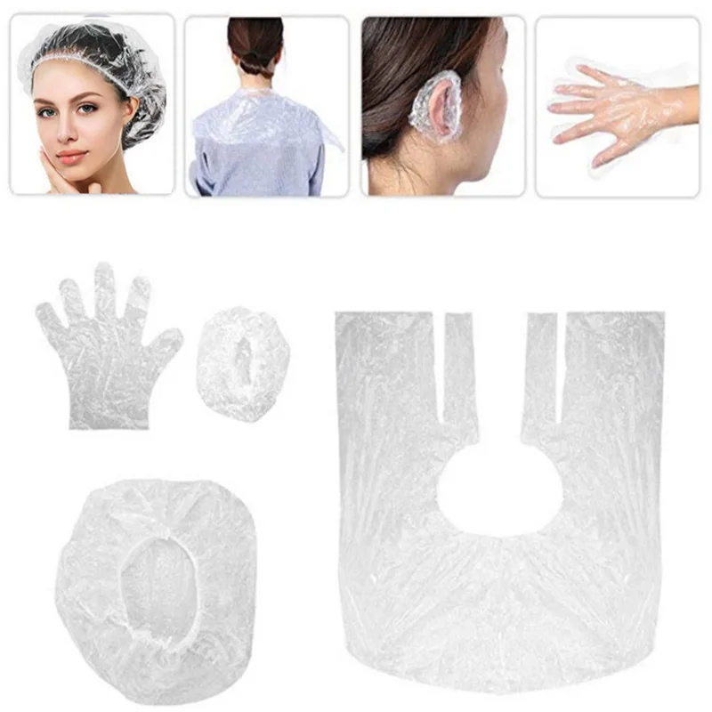 Ing Tool Set Shower Cap Earmuffs Gloves Shawl Bib
