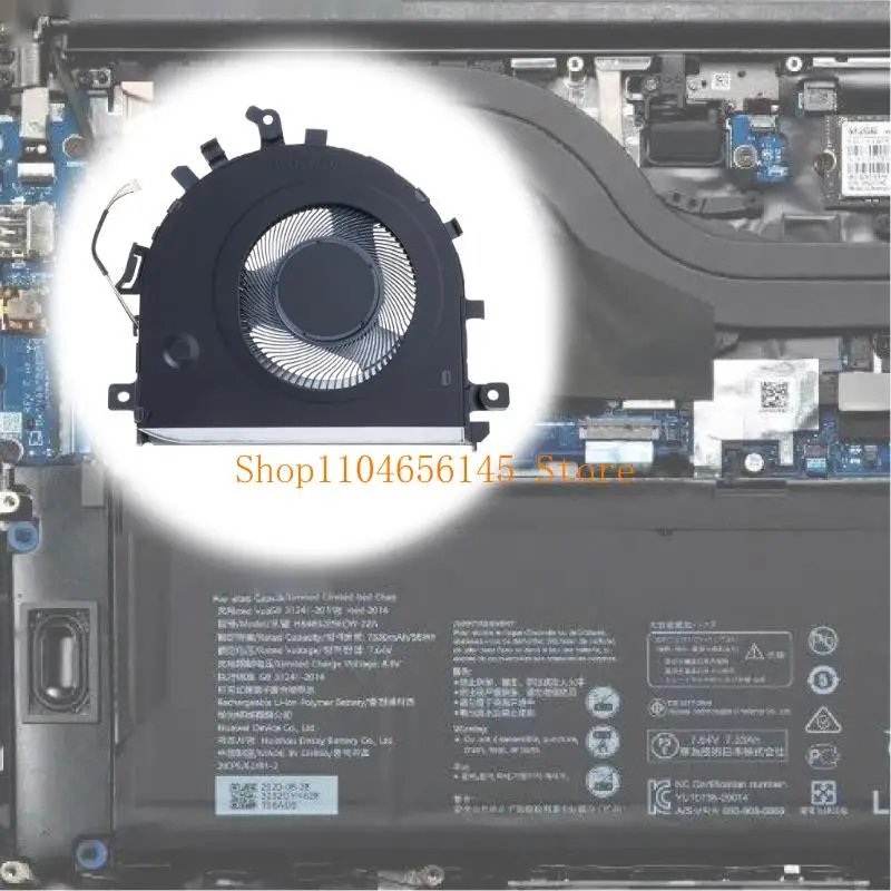 Фото 652F 1 шт. радиатор для ноутбука MateBook D15 D 15 BoB-WAH9 вентилятор охлаждения процессора №3