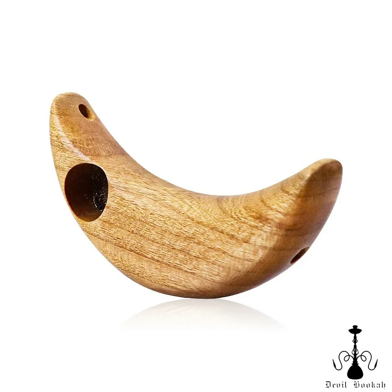

DEVIL HOOKAH Creative hot-selling high-quality crescent-shaped wooden tobacco pipe smoking accessories decorative ornaments