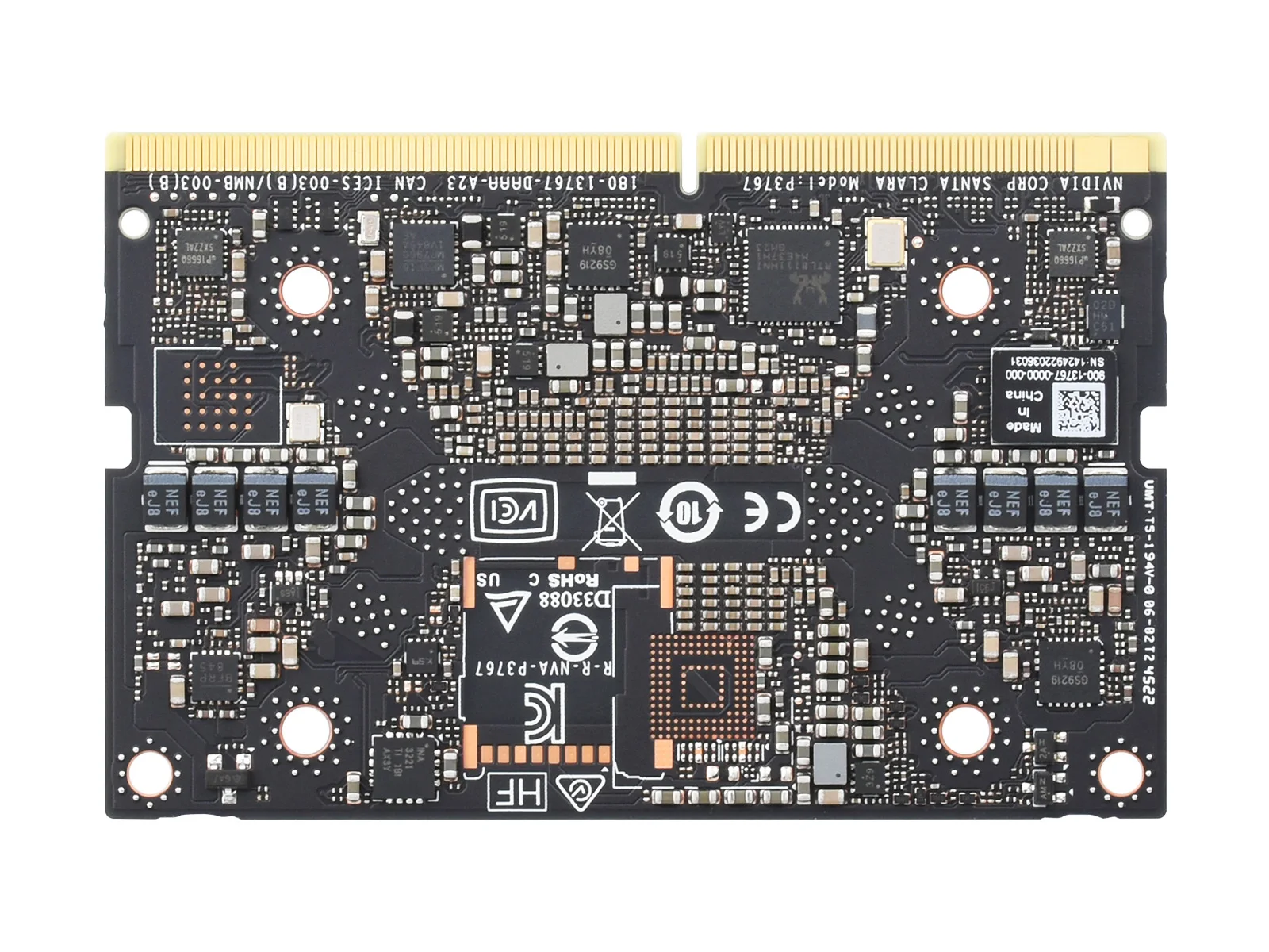 Модуль разработки NVIDIA Jetson Orin NX AI модуль в системе размер NANO 16 ГБ 128 бит LPDDR5 до 100 TOPS