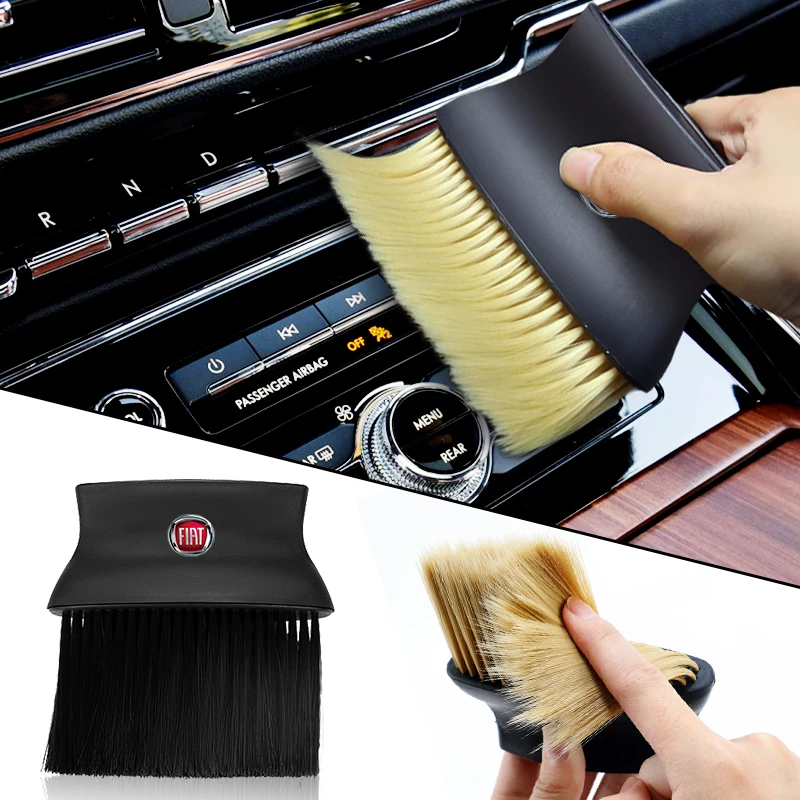 

Car Cleaning Brush Dashboard Air Outlet Clean Brush Styling for Fiat 500 Ducato Punto Grande Punto Panda 500x Pondo Stilo Palio