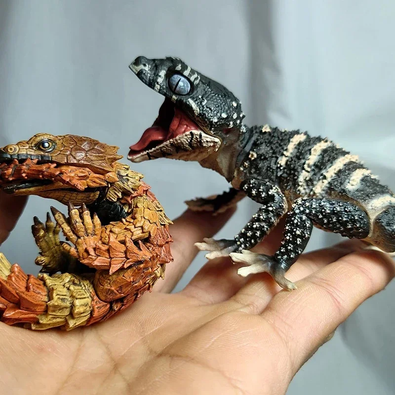 Оригинальная фигурка Gacha маленькая модель Armadillo Girdled ящерица кордил катапректус