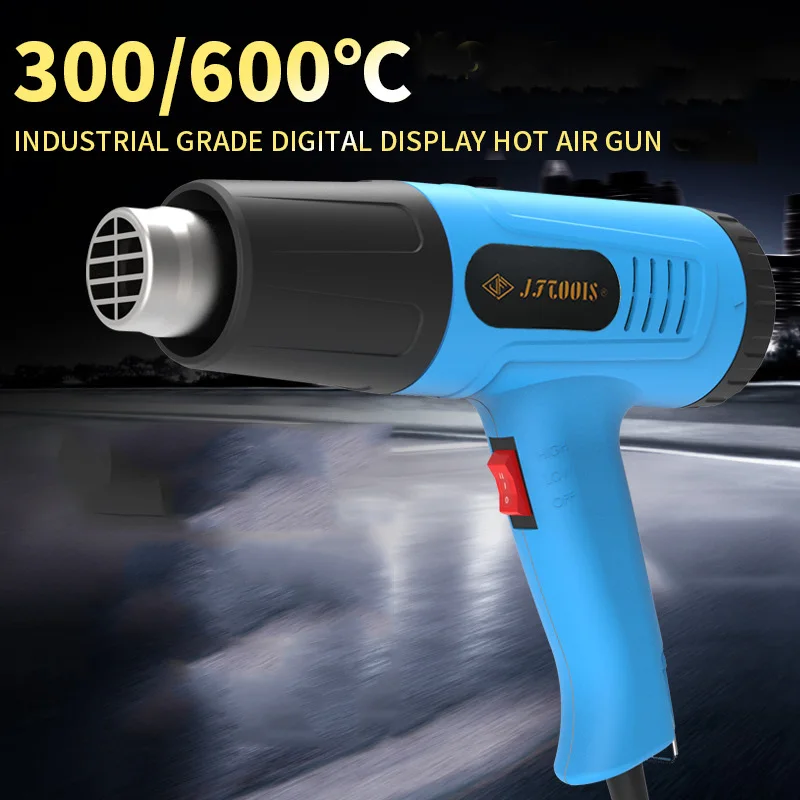 

2000W Hot Air Gun Drying Gun Constant Temperature Car Film Baking Gun Two-speed Thermostat Hot Air