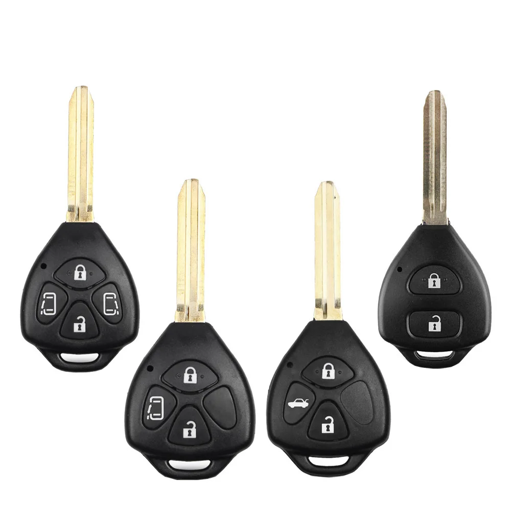 

2/3/4 Buttons Remote Car Key Shell Case Fob For Toyota Camry Corolla Reiz RAV4 Crown Avalon Venza Matrix TOY43 Blade