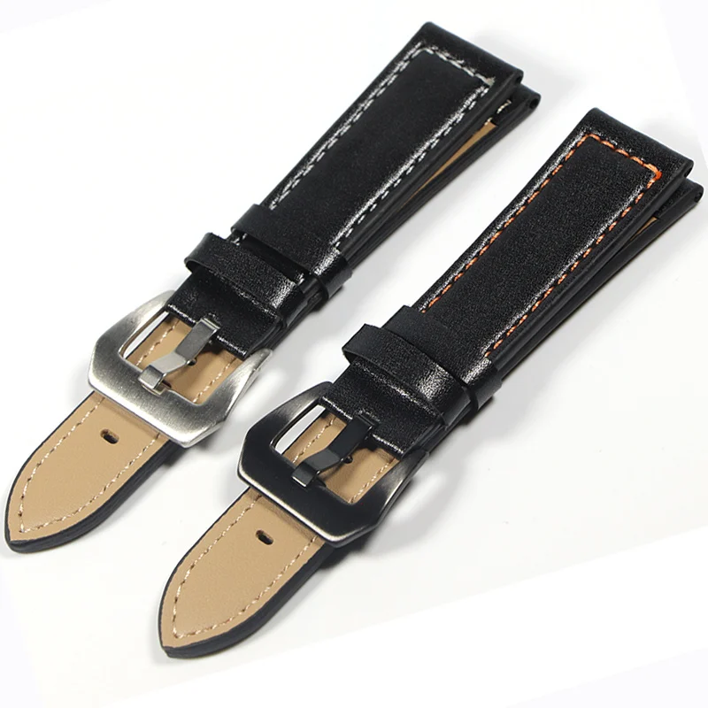 

Leather watch strap 22mm Watch band Men Soft Watchbands