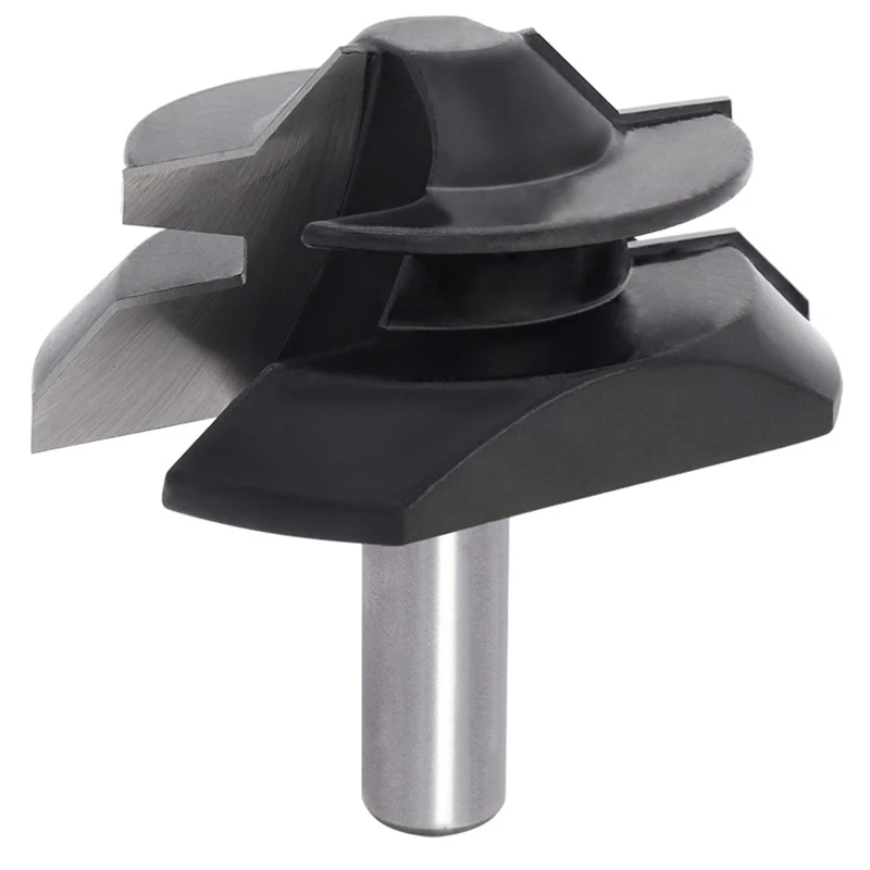 

1/2 Inch Shank Lock Miter Router Bit 45 Degree 1/2 Inch To 1 Inch, 2-3/4 Inch Diameter CNC Wood Router Bits