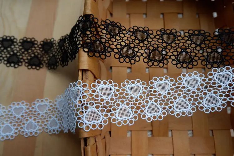 Кружевная лента с вышивкой из полиэстера французское кружево гипюровая ткань