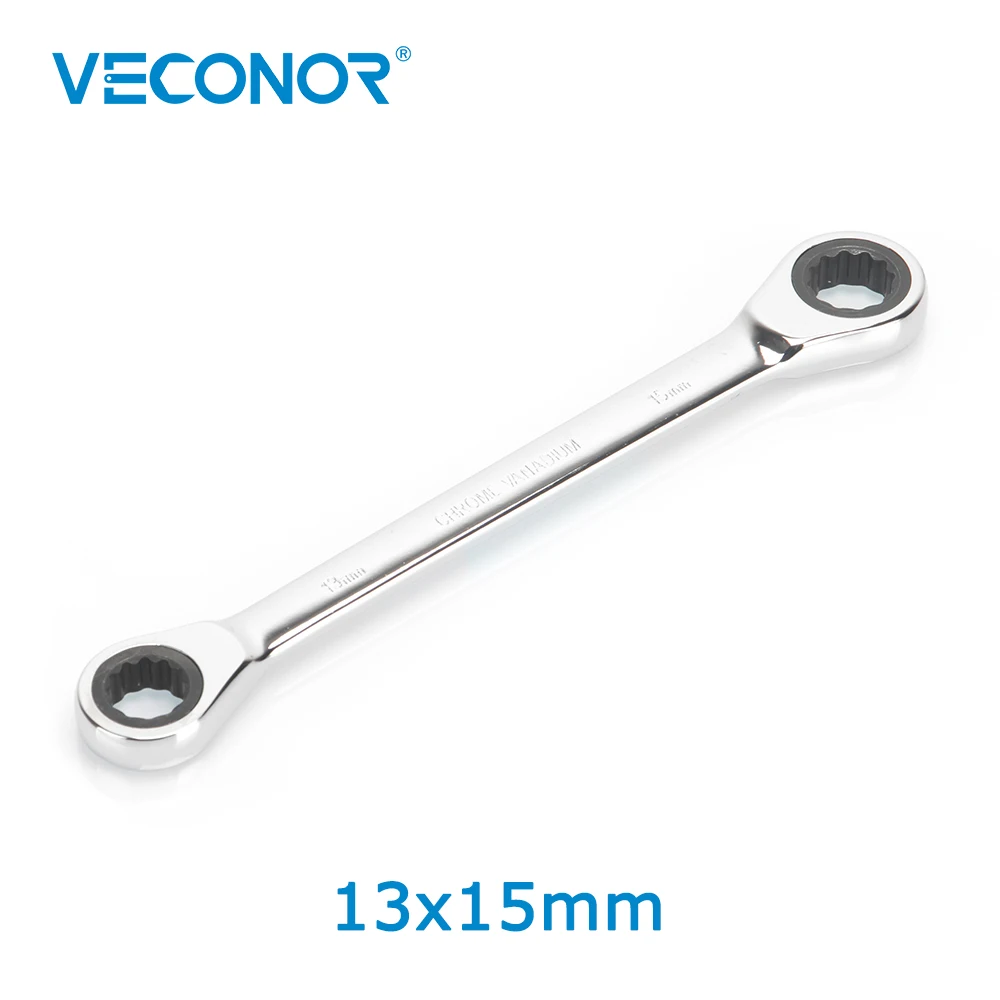 Hrtools профессиональный двойной, 72 т гаечный ключ, двойной усилила ключ 13x15 мм Hrtools профессиональный двойной, 72 т гаечный ключ, двойной усилила ключ 13x15 мм