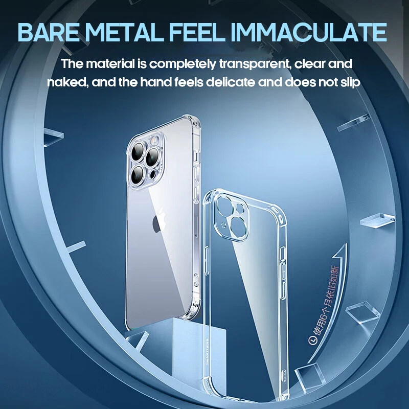 Прозрачный пылезащитный защитный чехол от царапин для iPhone. Универсальная