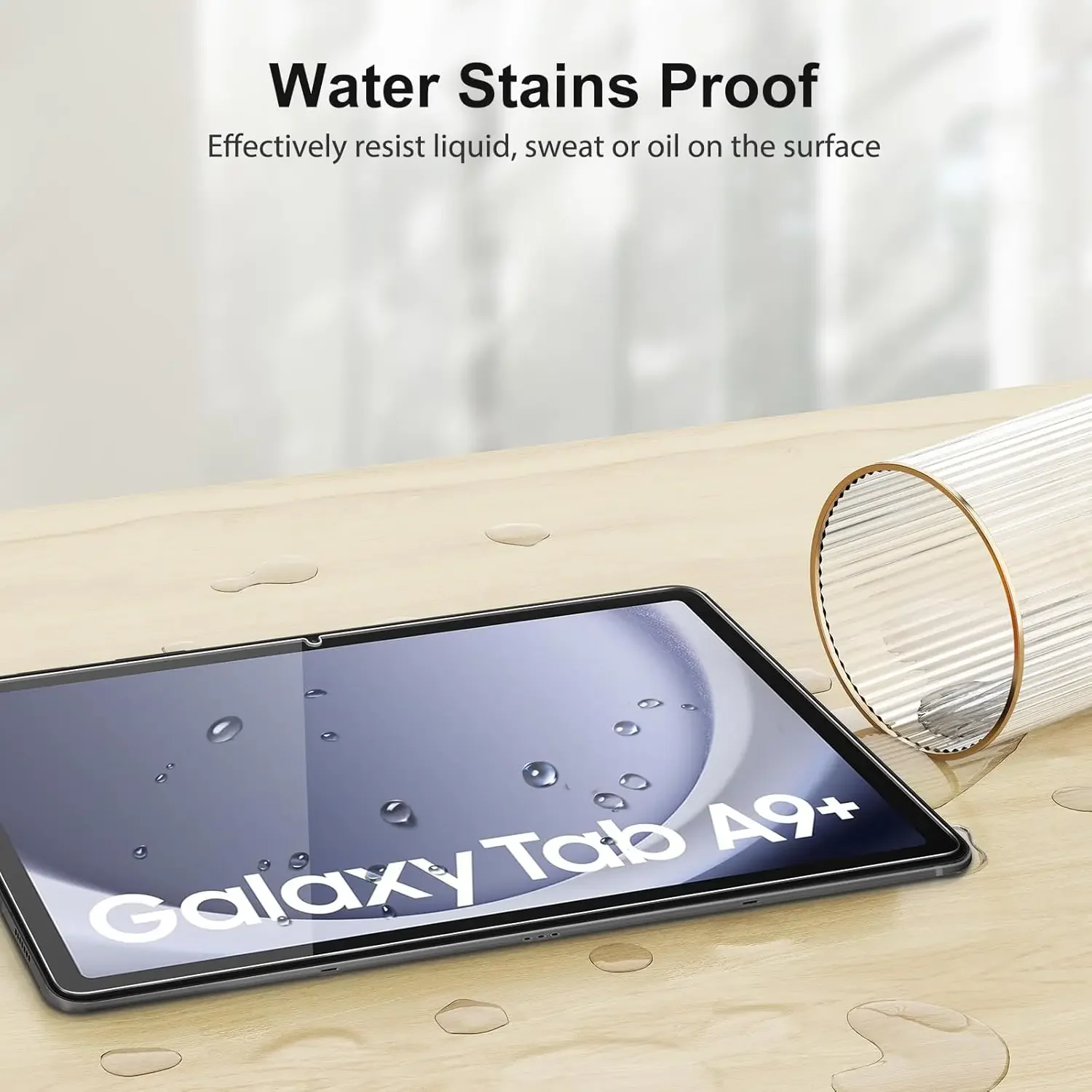 Защитный экран 6 шт. для Samsung Galaxy Tab A9 Plus 11 дюймов 2023 Закаленное стекло HD Clear Film Tablet