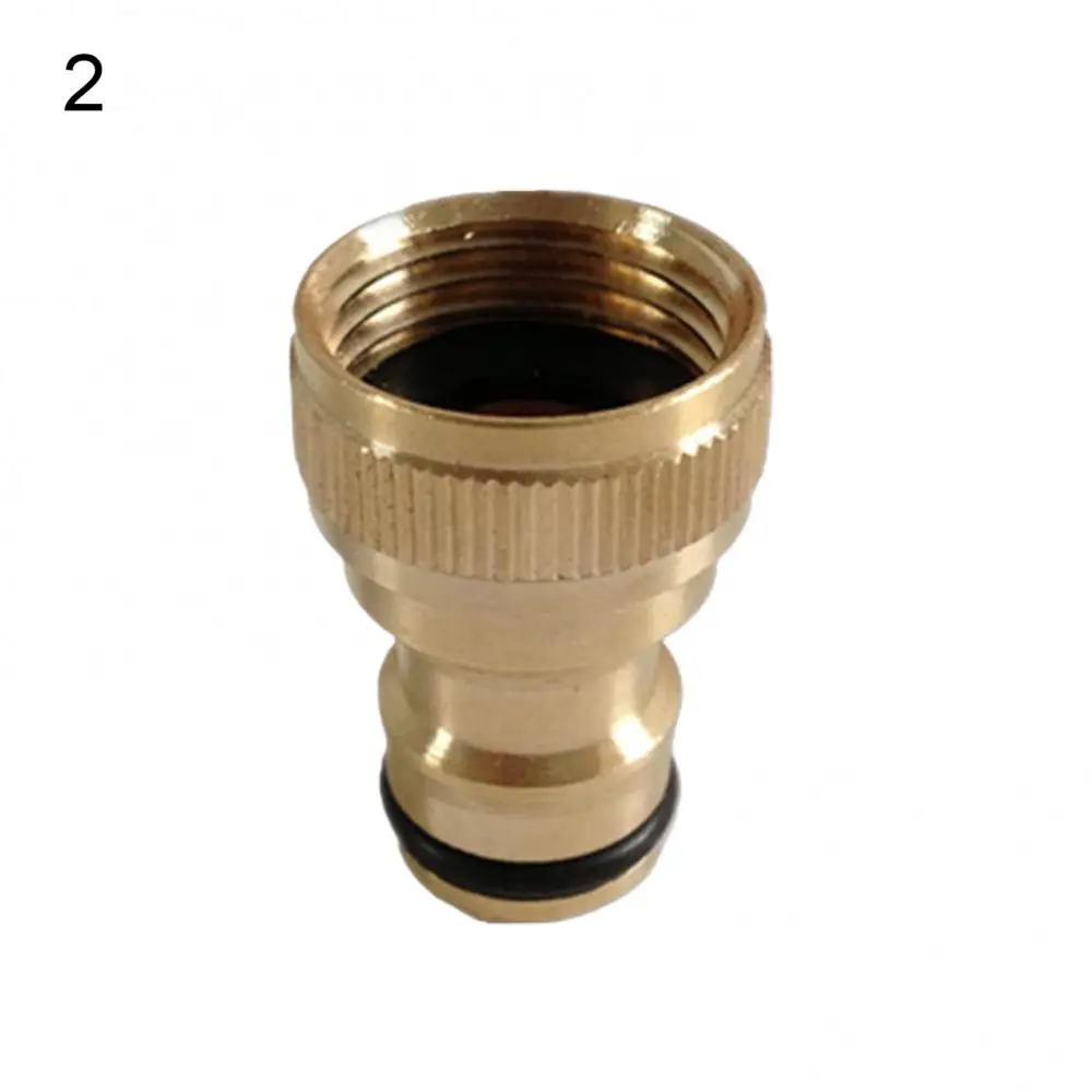 

1/2 inch Brass Rust Resistant Male/Female Fitting Connector Garden Hose Adapter