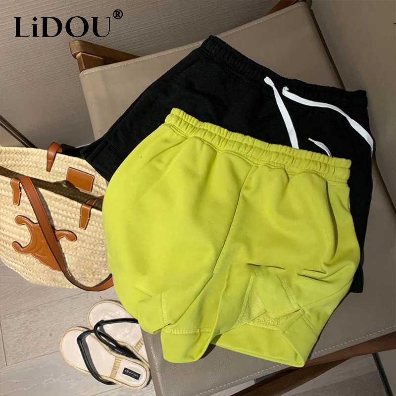 Новинка 2023 модные летние шорты для девочек в Корейском стиле спортивные шикарные