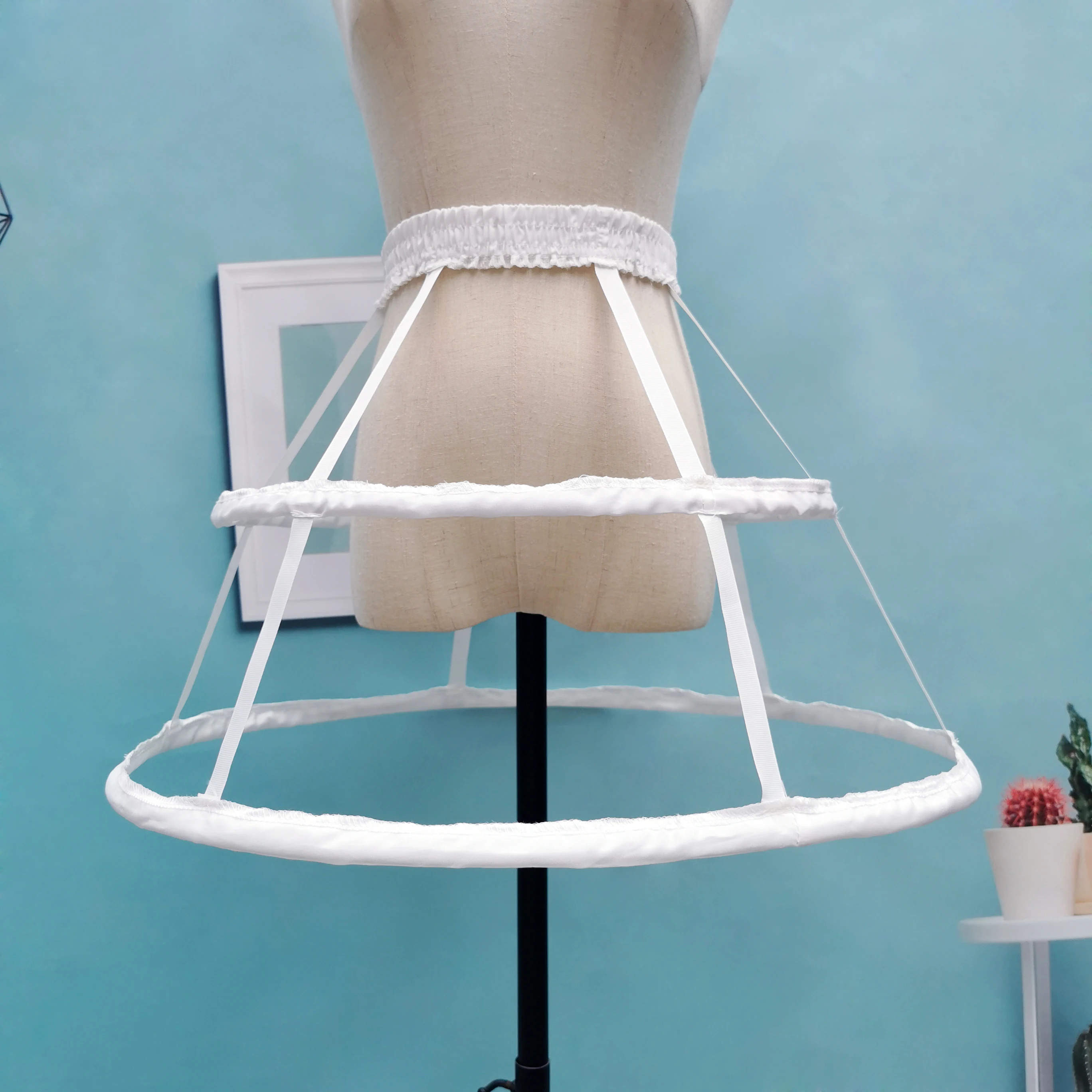 

New Student Lolita 40CM Short Daily Violence Cos Suit Adjustable Fishbone Skirt Support