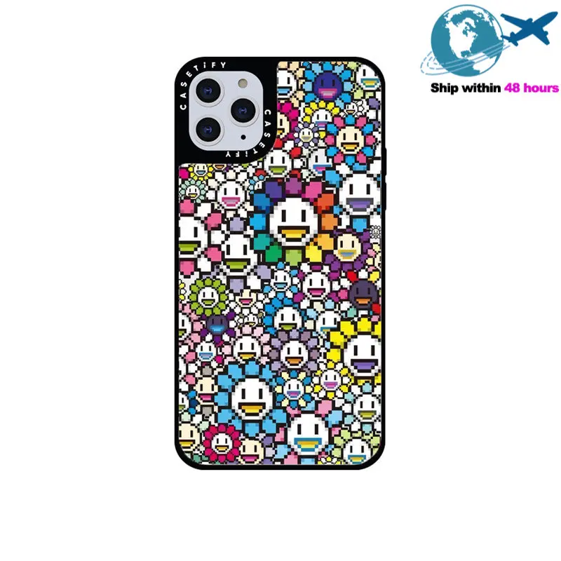 

CASETIFY Mosaic Sunflowers Mirror Case For IPhone 11 12 13 14ProMax 11 12 13 14Pro XsMax XR 7 8 SE 7P 8P 14Plus Back Cover E0527