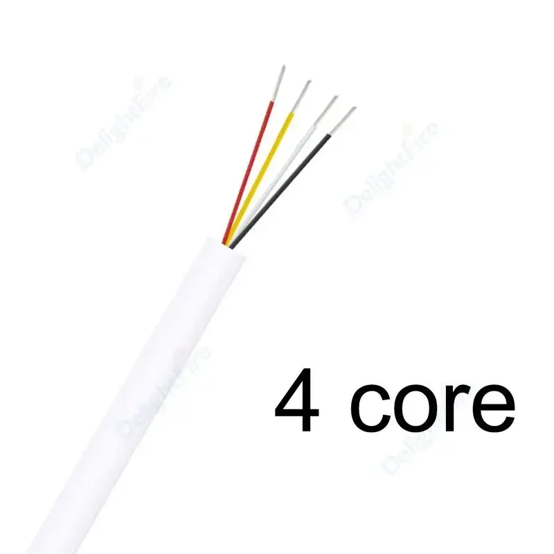 

DelightFire Провод Sheathed Wire Cable 28AWG 2-10 жил 12В