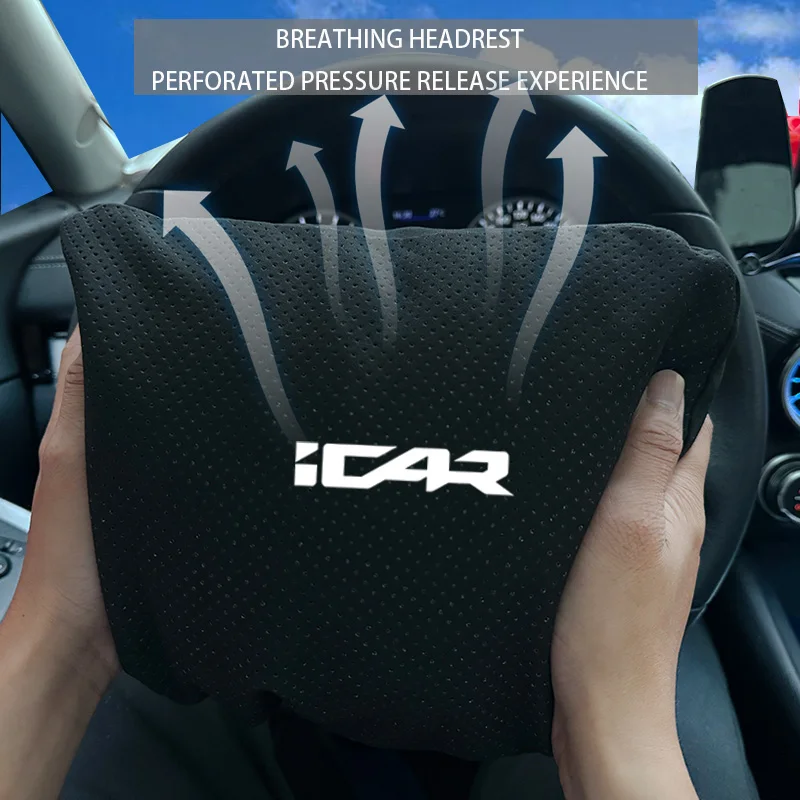 Фото Для Chery iCAR 03 V23 ik122t Pro Dog JAECOO 6 J6 Pro Комплект кузова интерьерные аксессуары Автомобильный подголовник Подушка для шеи Подушка для талии 2025 №3