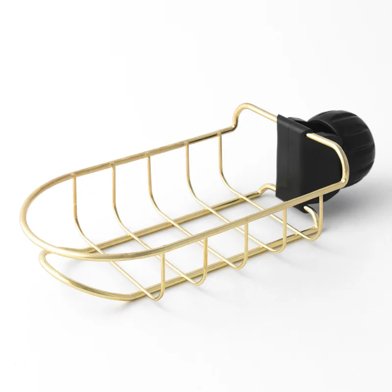 Самоклеящаяся Полка для сушки губок кухонной раковины нержавеющая сталь