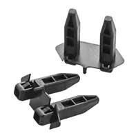 2pcs black upper panel retainer clip front bumper 53145 42010 for toyota rav4 2001 2005 53145 42010 plastic clips